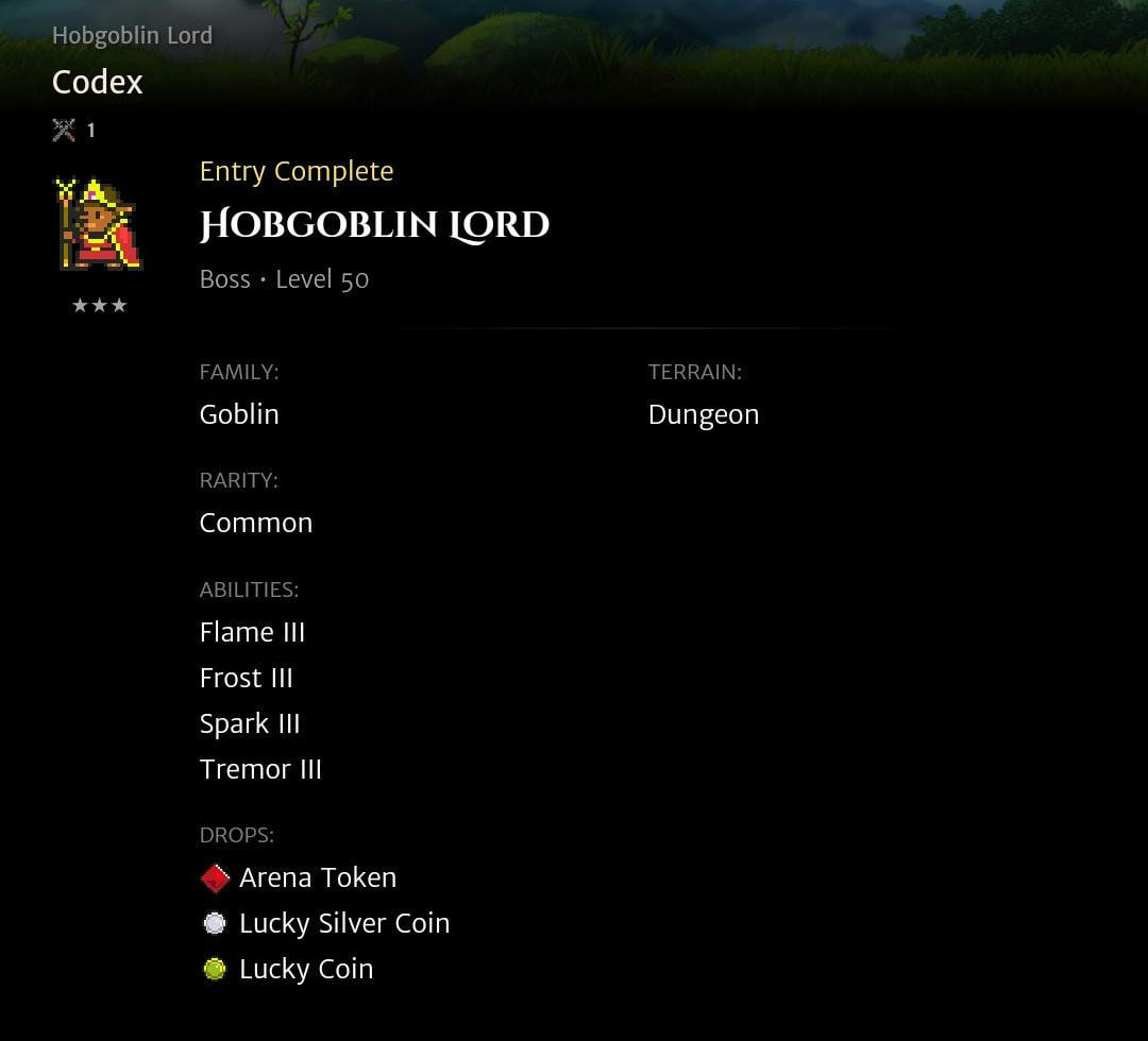 Hobgoblin Lord codex entry