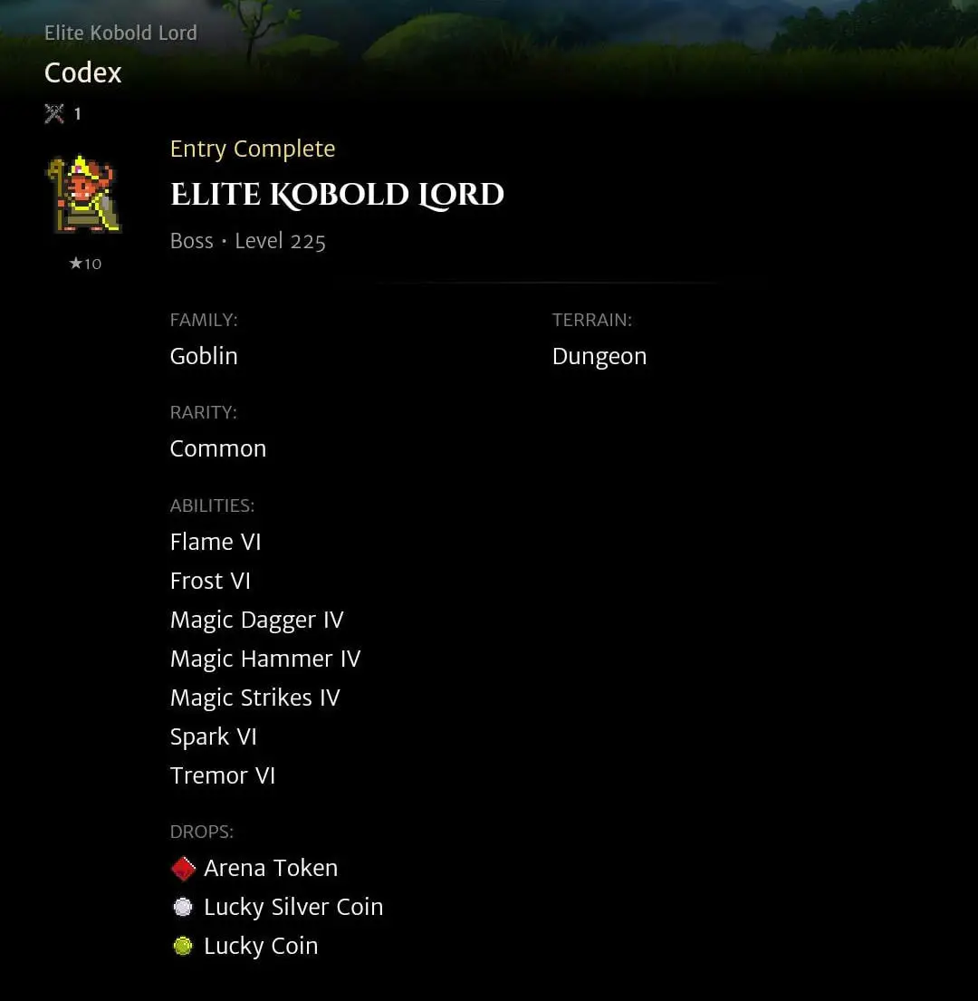 Elite Kobold Lord codex entry