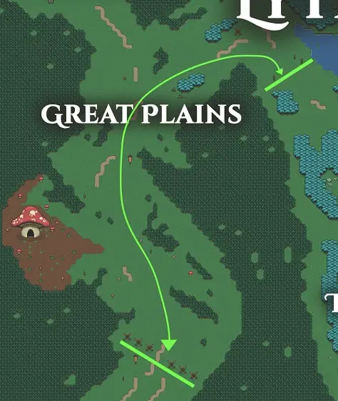 A decent early game farming route for clickables in Aethric