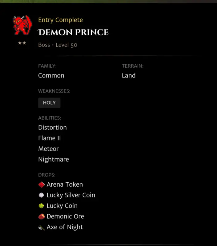 Demon Prince codex entry