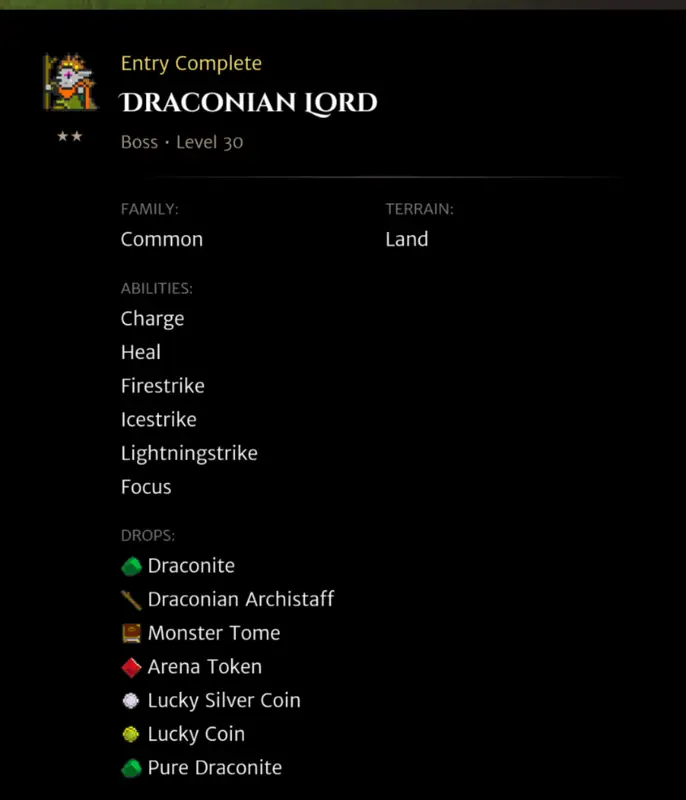 Draconian Lord codex entry