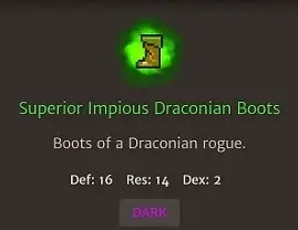 Superior quality Draconian Boots