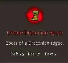 Ornate quality Draconian Boots