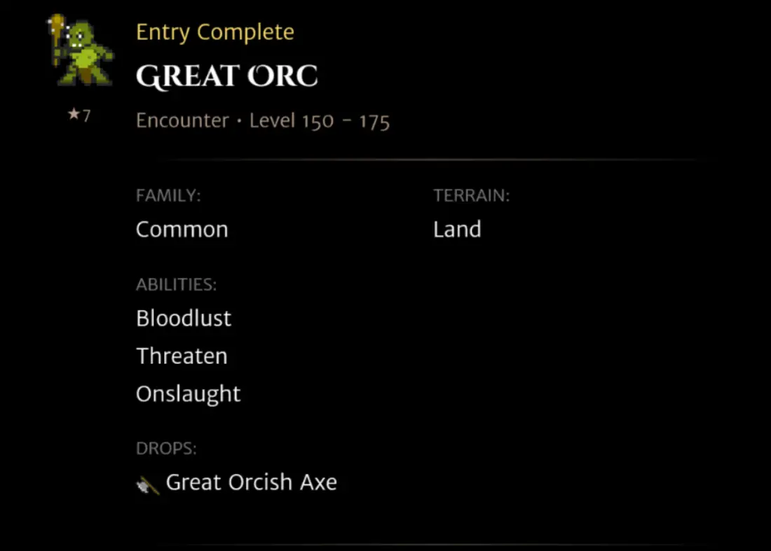 Great Orc codex entry