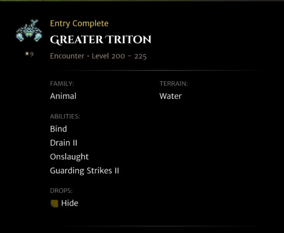 Greater Triton codex entry