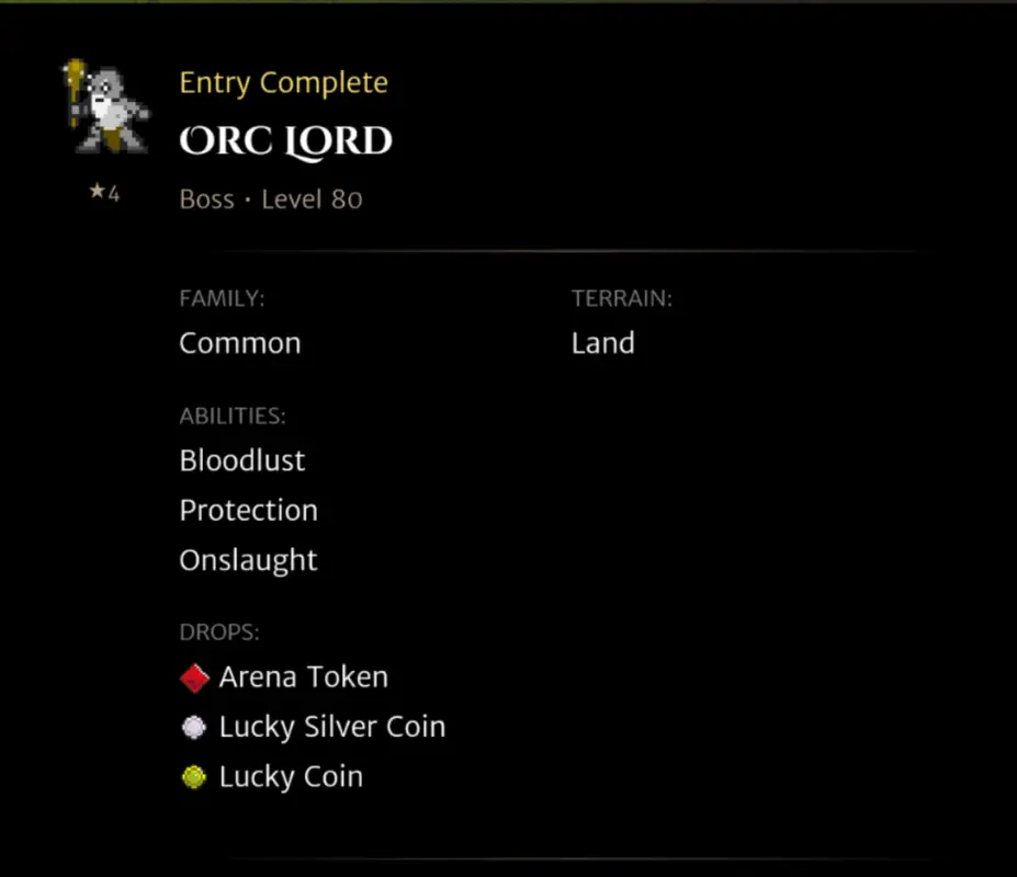 Orc Lord codex entry
