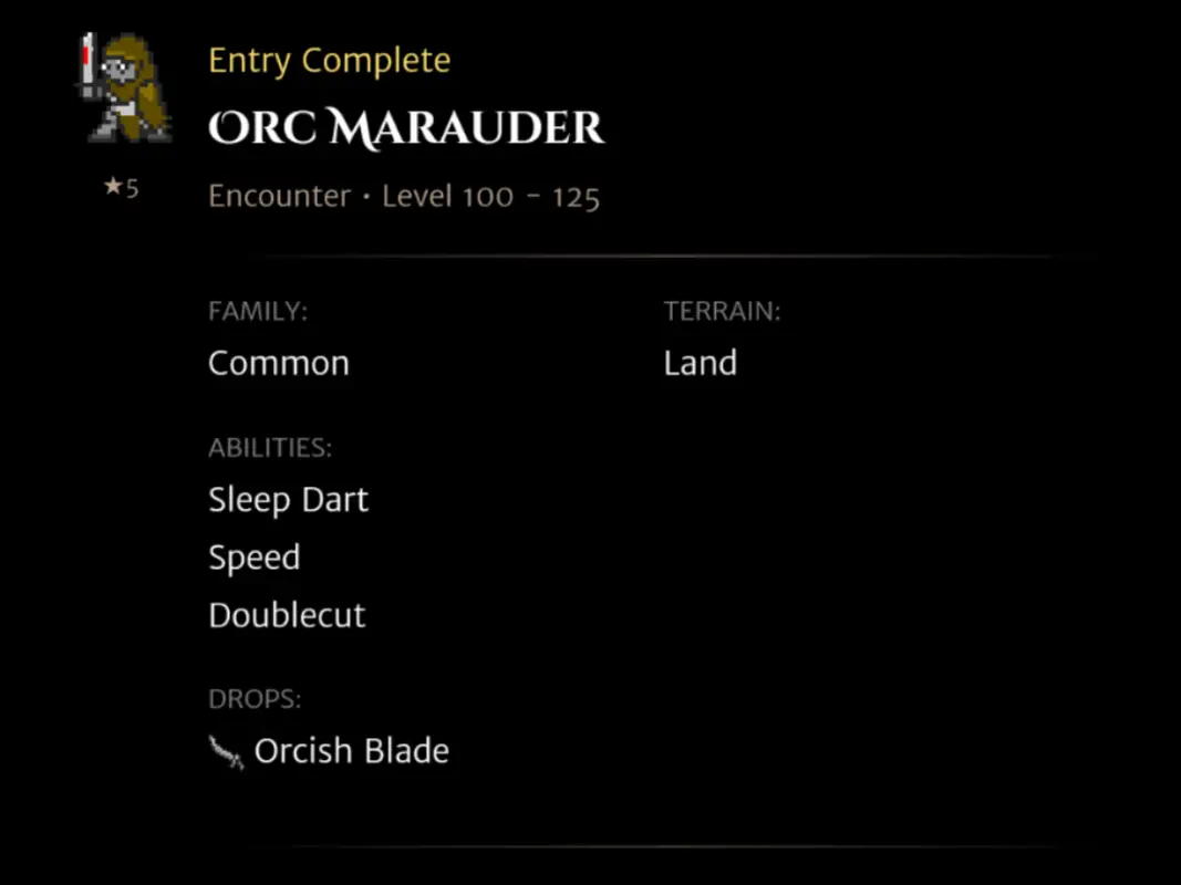 Orc Marauder codex entry
