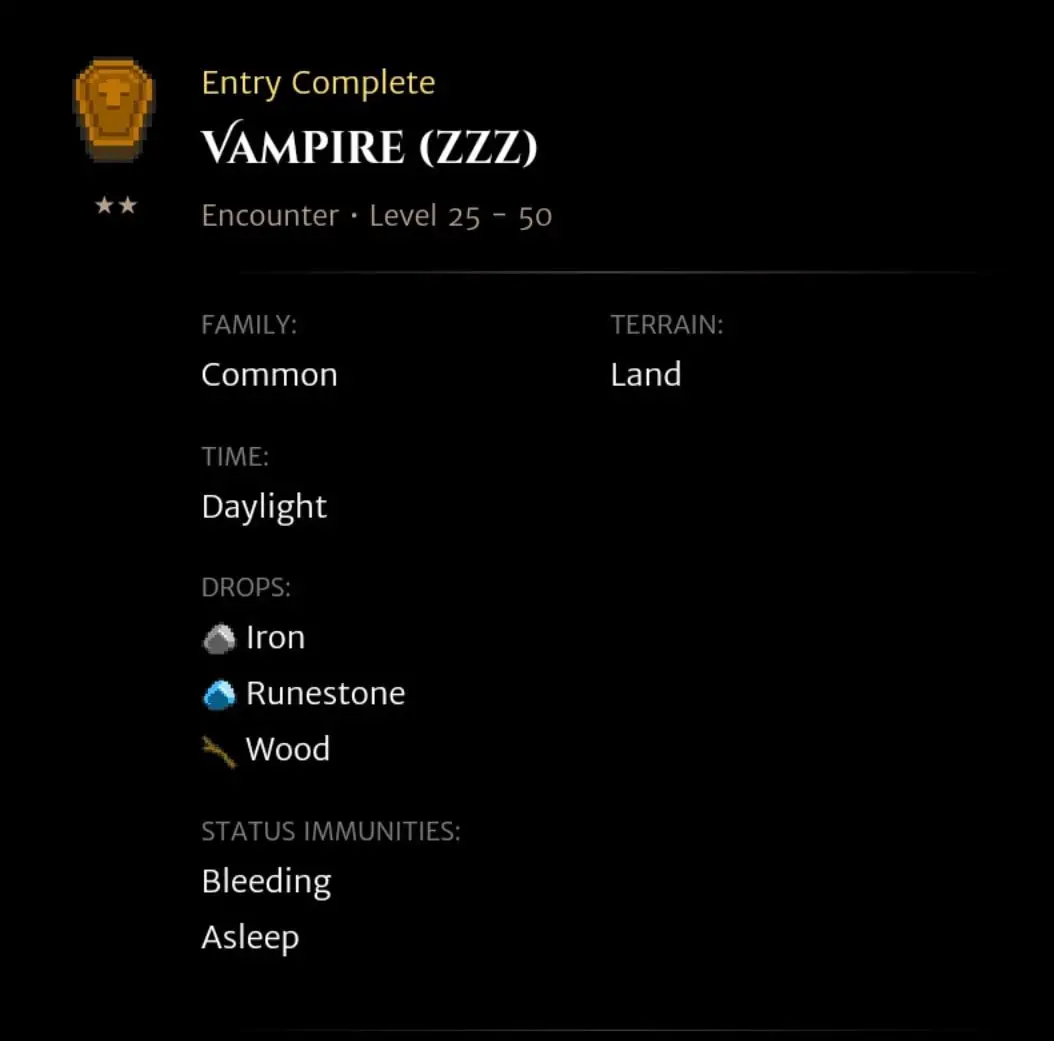 Vampire (zzz) codex entry