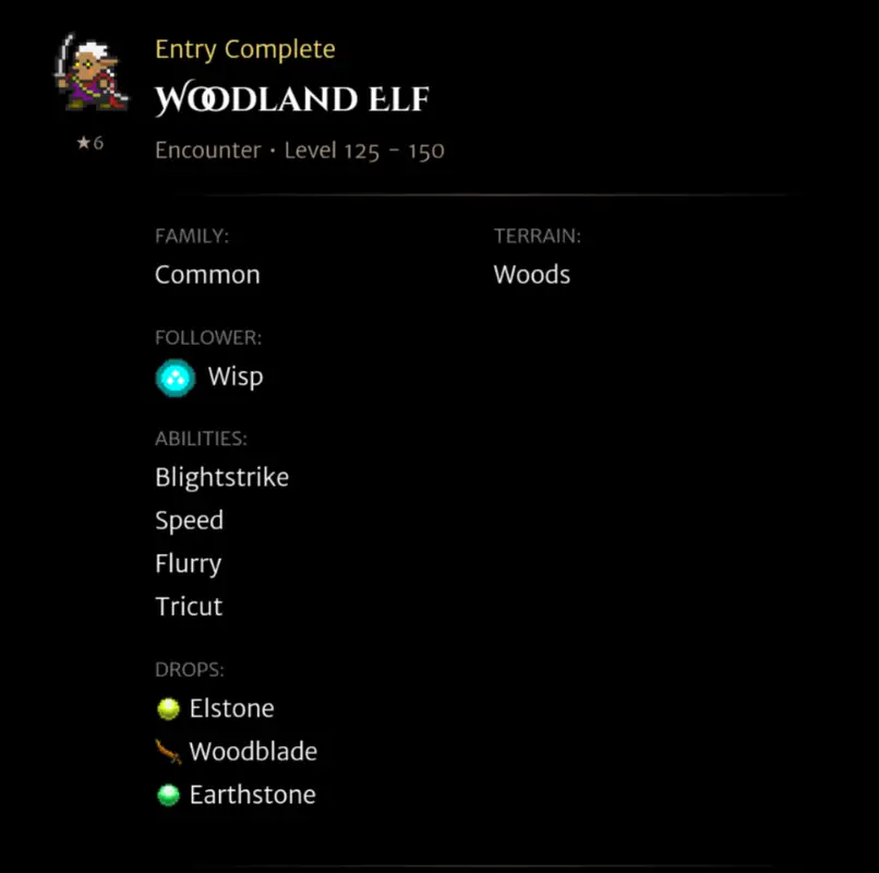 Woodland Elf codex entry